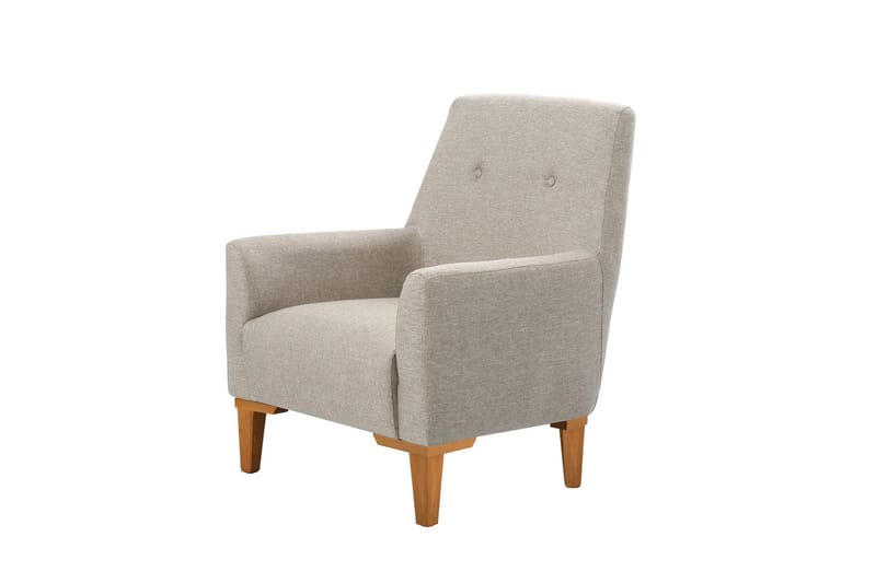 Valsot Lænestol, Creme/Brun