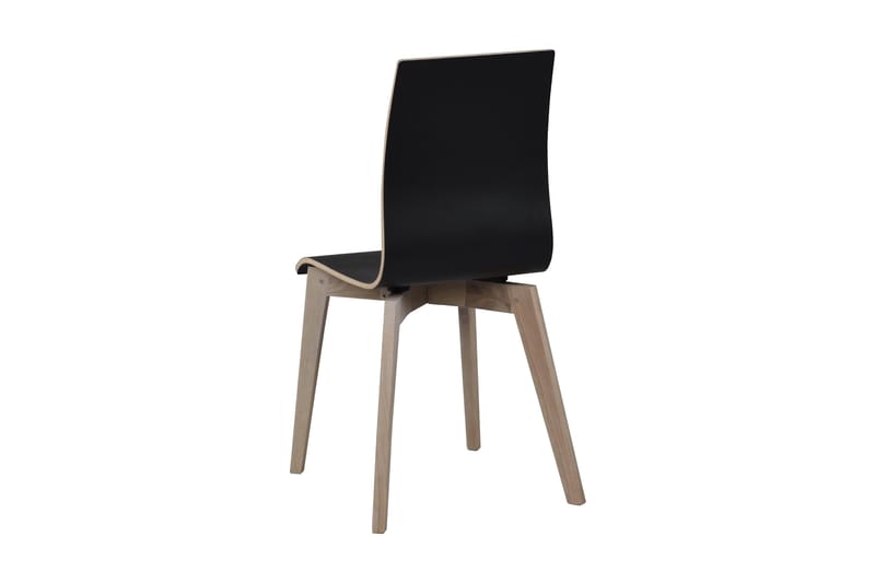 Veinge Køkkenstol - Sort/Lys Eg - Spisebordsstole & køkkenstole