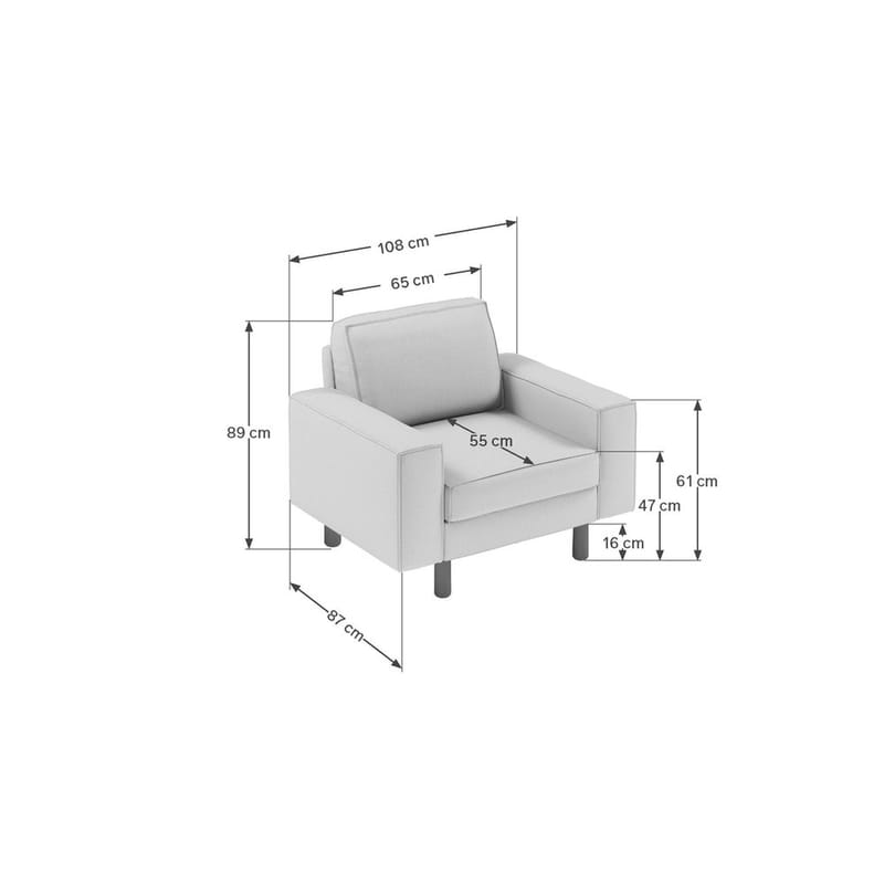 Vilsa Lænestol - Cremehvid - Møbler - Stole & lænestole - Lænestole