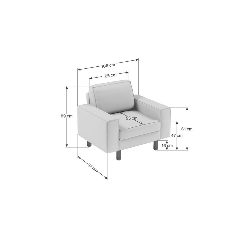 Vilsa Lænestol - Sennepsgul - Møbler - Stole & lænestole - Lænestole