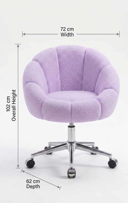 Wing Chair Atelier Del Sofa Lilla - Møbler - Stole & lænestole - Kontorstole & skrivebordsstole