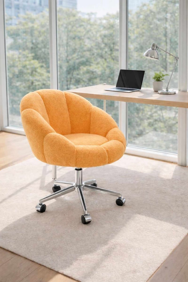 Wing Chair Atelier Del Sofa Orange - Møbler - Stole & lænestole - Kontorstole & skrivebordsstole