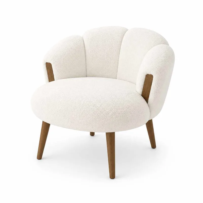 Wing Chair Atelier Del Sofa Star (72 x 102 x 65 cm) Hvid, undefined
