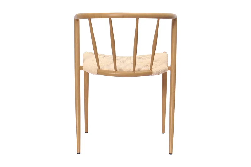 Winston spisebordsstol - Beige / metalben i eg - Møbler - Stole & lænestole - Spisebordsstole & køkkenstole