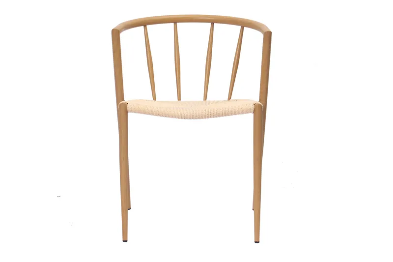 Winston spisebordsstol - Beige / metalben i eg - Møbler - Stole & lænestole - Spisebordsstole & køkkenstole