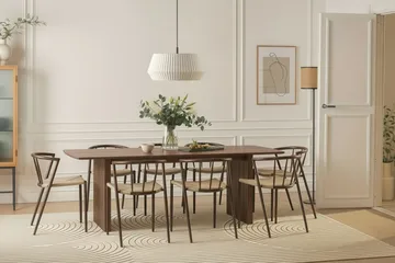 Winston spisebordsstol - Beige / metalben i røget eg - Møbler - Stole & lænestole - Spisebordsstole & køkkenstole