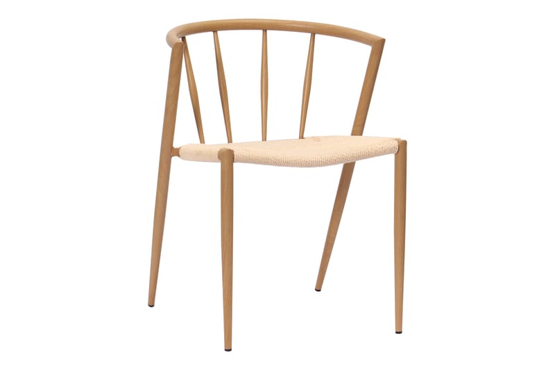 Winston Spisestol - Beige / Metalben eg - Møbler - Stole & lænestole - Spisebordsstole & køkkenstole