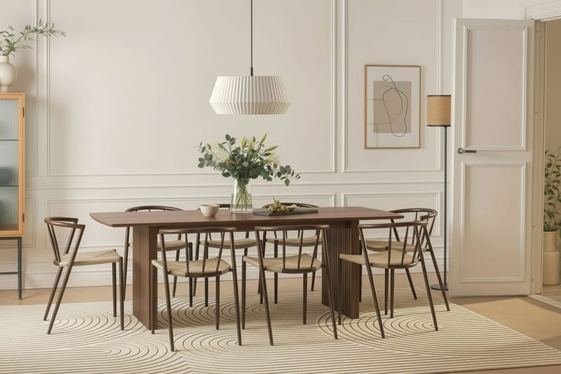 Winston Spisestol - Beige / Metalben Røget eg - Møbler - Stole & lænestole - Spisebordsstole & køkkenstole