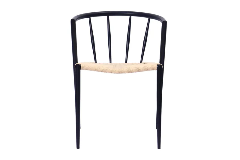 Winston Spisestol - Beige / Metalben sort - Møbler - Stole & lænestole - Spisebordsstole & køkkenstole