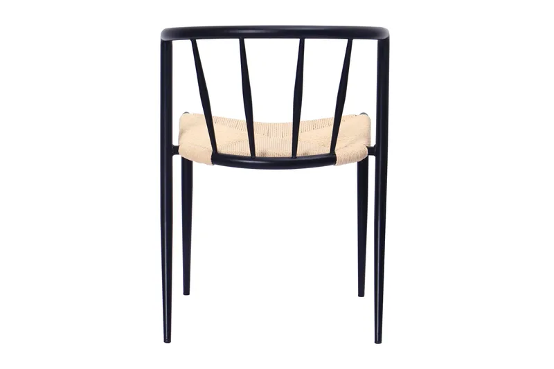Winston Spisestol - Beige / Metalben sort - Møbler - Stole & lænestole - Spisebordsstole & køkkenstole