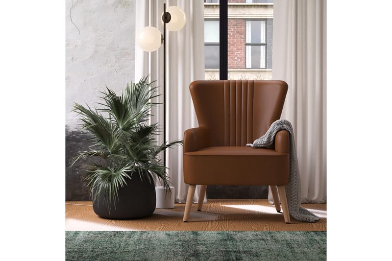 Wynn Fåtölj Brun Brown - Møbler - Stole & lænestole - Lænestole