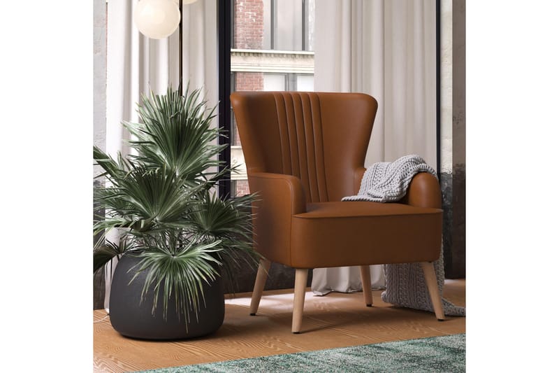 Wynn Fåtölj Brun Brown - Møbler - Stole & lænestole - Lænestole