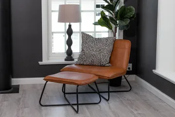 X-lounge Lænestol - Brun - Møbler - Stole & lænestole - Lænestole - Læderstol