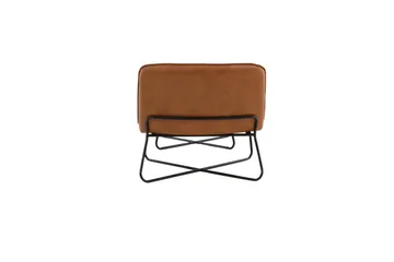 X-lounge Lænestol - Brun - Møbler - Stole & lænestole - Lænestole - Læderstol