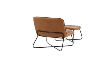 X-lounge Lænestol - Brun - Møbler - Stole & lænestole - Lænestole - Læderstol