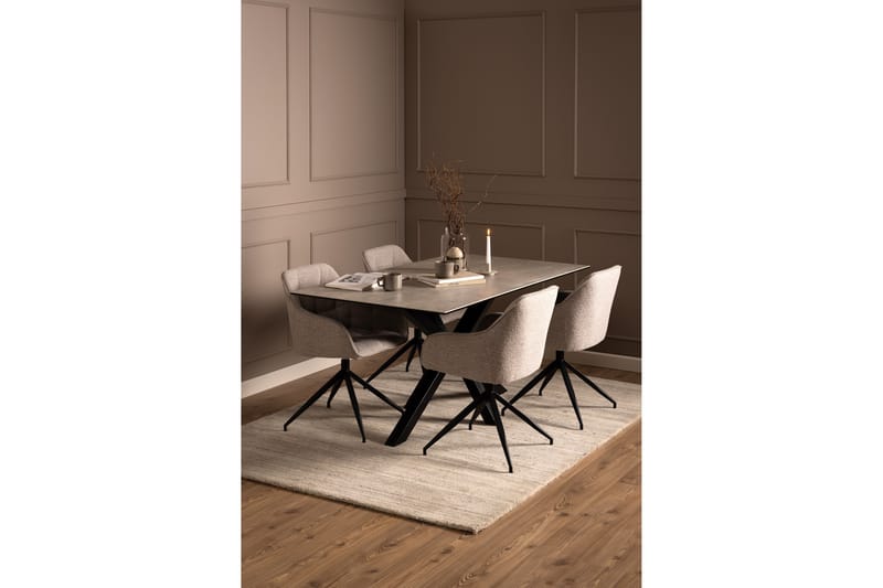 Zabinka Armlænsstol - Beige - Spisebordsstole & køkkenstole - Armstole
