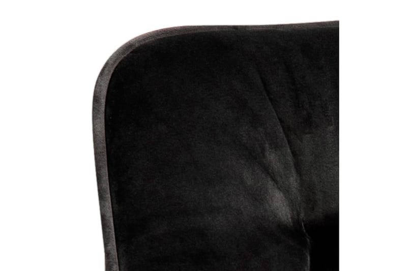 Zabinka Armstol VIC-stof 2 stk - Brun/Mat Sort - Spisebordsstole & køkkenstole - Armstole