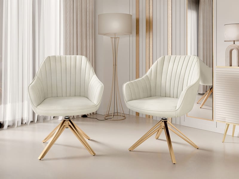 Zerlin Kontorstol - Beige - Møbler - Stole & lænestole - Kontorstole & skrivebordsstole