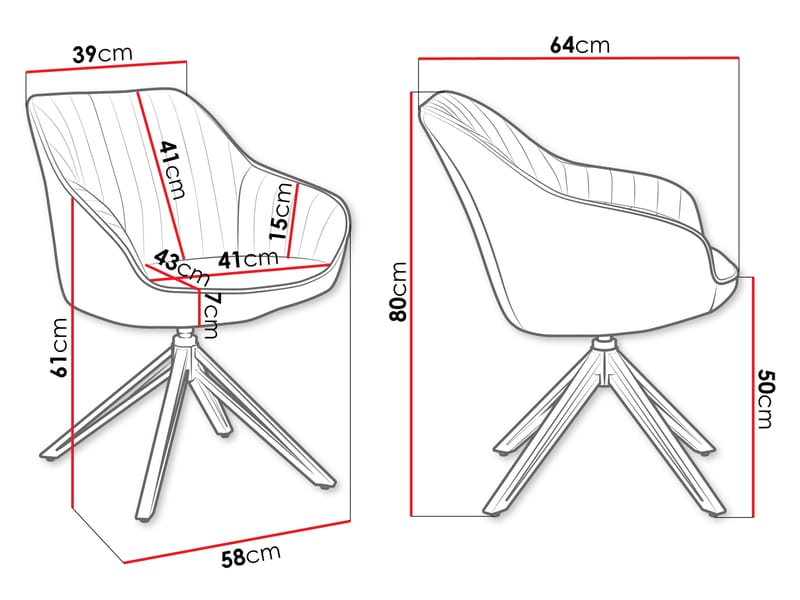 Zerlin Kontorstol - Beige - Møbler - Stole & lænestole - Kontorstole & skrivebordsstole