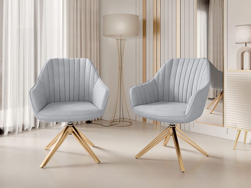 Zerlin Kontorstol - Grå - Møbler - Stole & lænestole - Kontorstole & skrivebordsstole