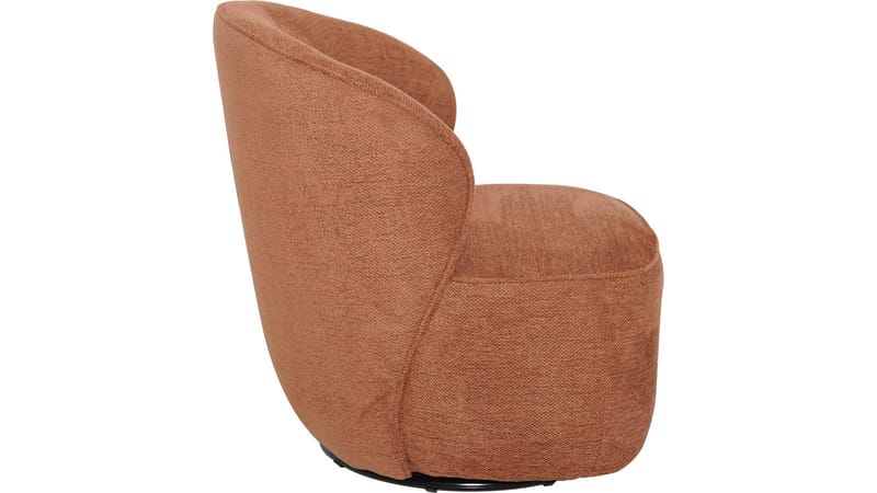 Zorevi lænestol med drejefunktion i stof - Rustrød - Møbler - Stole & lænestole - Lænestole