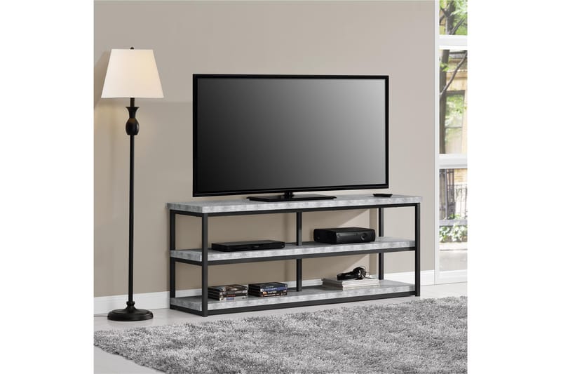 Ashlar Tv-bord 160x41,9 cm Lysegrå - Dorel Home - Møbler - TV borde & mediemøbler - TV-borde