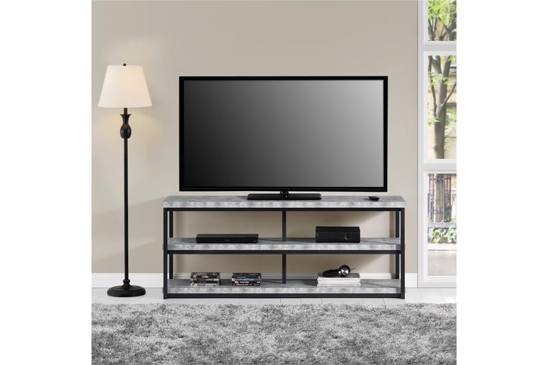 Ashlar Tv-bord 160x41,9 cm Lysegrå - Dorel Home - Møbler - TV borde & mediemøbler - TV-borde