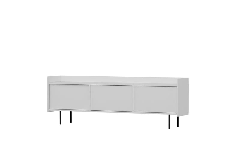 Atlas Tv-bænk 183,6x37 cm Hvid - Hanah Home - Møbler - TV borde & mediemøbler - TV-borde