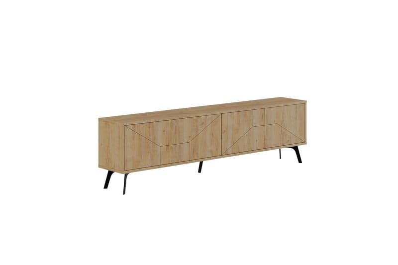 Dune Tv-bord 180x29,6 cm Brun - Hanah Home - Møbler - TV borde & mediemøbler - TV-borde