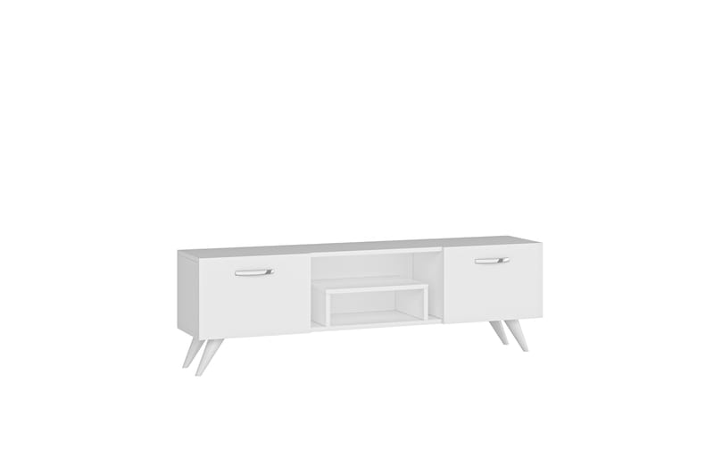 Irma TV-benk 150x29,6 cm Hvit - Hanah Home - Møbler - TV borde & mediemøbler - TV-borde