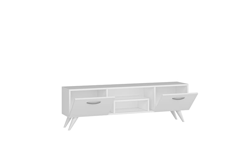 Irma TV-benk 150x29,6 cm Hvit - Hanah Home - Møbler - TV borde & mediemøbler - TV-borde