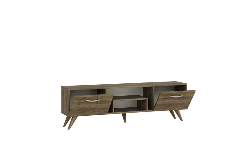 Irma Tv-bænk 150x29,6 cm Brun - Hanah Home - Møbler - TV borde & mediemøbler - TV-borde