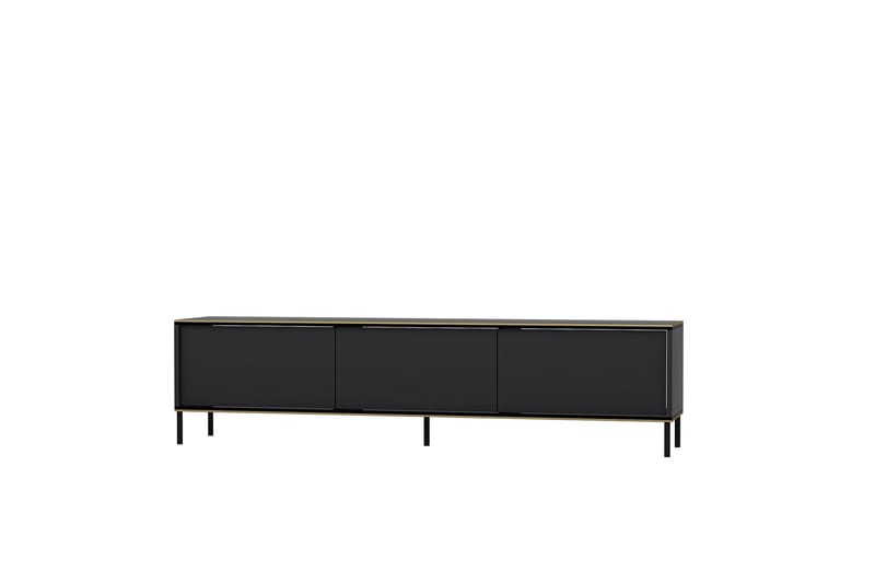 Imaj Tv-bænk 180x35 cm Sort - Hanah Home - Møbler - TV borde & mediemøbler - TV-borde