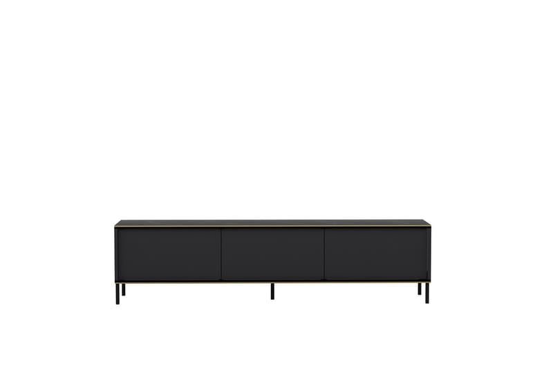 Imaj Tv-bænk 180x35 cm Sort - Hanah Home - Møbler - TV borde & mediemøbler - TV-borde