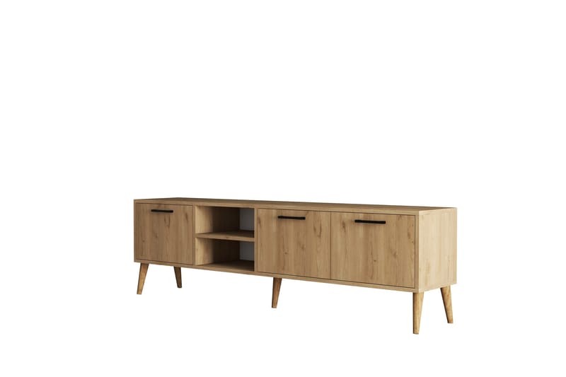 Essexa Tv-bord 180x35 cm Brun - Hanah Home - Møbler - TV borde & mediemøbler - TV-borde