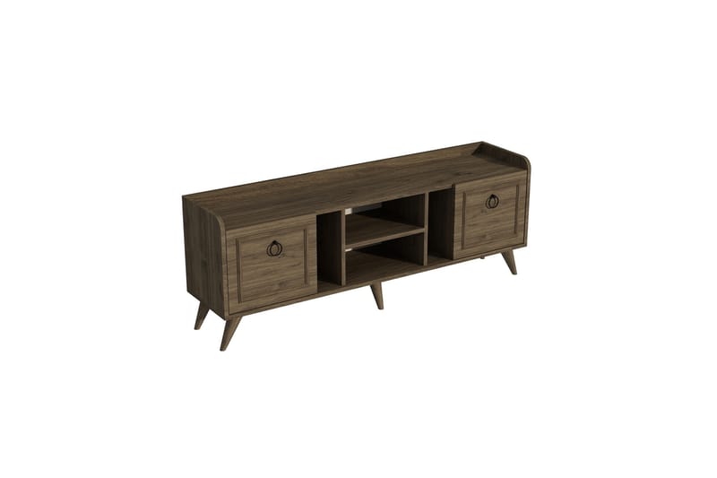 Irubhi Tv-møbelsæt 150x35 cm Brun - Hanah Home - Møbler - TV borde & mediemøbler - Tv-møbelsæt