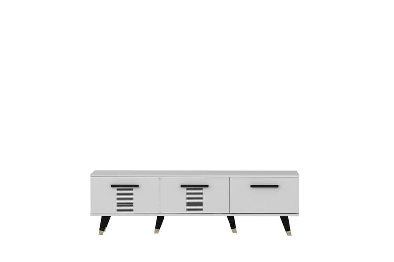 Asimo Tv-bord 150x35 cm Hvid - Hanah Home - Møbler - TV borde & mediemøbler - TV-borde