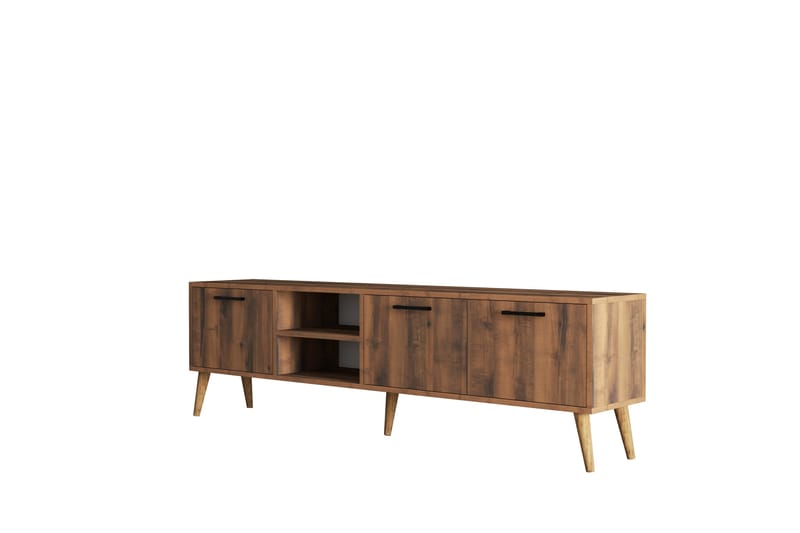 Essexa Tv-bord 180x35 cm Brun - Hanah Home - Møbler - TV borde & mediemøbler - TV-borde