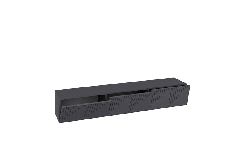 Artemis Tv-bænk 180x37 cm Sort - Hanah Home - Møbler - TV borde & mediemøbler - TV-borde