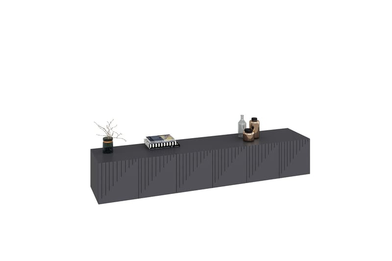 Artemis Tv-bænk 180x37 cm Sort - Hanah Home - Møbler - TV borde & mediemøbler - TV-borde