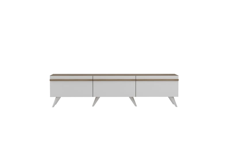 Valentina Tv-bænk 180x35 cm Hvid - Hanah Home - Møbler - TV borde & mediemøbler - TV-borde