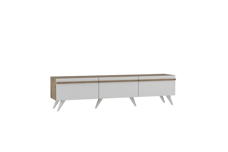Valentina Tv-bænk 180x35 cm Hvid - Hanah Home - Møbler - TV borde & mediemøbler - TV-borde