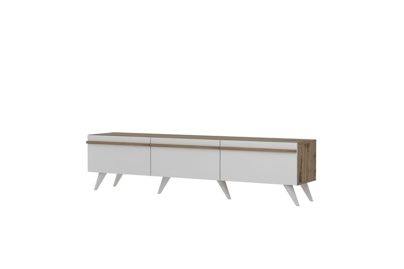 Valentina Tv-bænk 180x35 cm Hvid - Hanah Home - Møbler - TV borde & mediemøbler - TV-borde