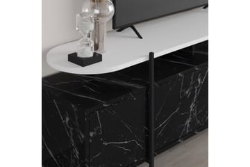 Hanley Tv-möbelset 160x35,6 cm Black/White - Møbler - TV borde & mediemøbler - Tv-møbelsæt