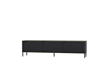 Imaj Tv-bænk 180x35 cm Sort - Hanah Home - Møbler - TV borde & mediemøbler - TV-borde