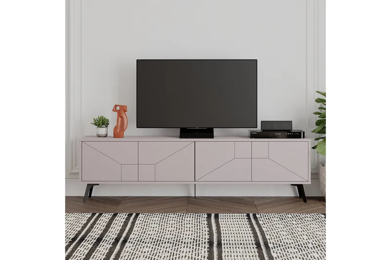 Dune Tv-bord 180x29,6 cm Brun - Hanah Home - Møbler - TV borde & mediemøbler - TV-borde