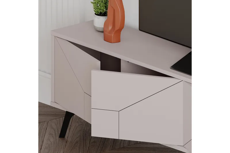 Dune Tv-bord 180x29,6 cm Brun - Hanah Home - Møbler - TV borde & mediemøbler - TV-borde