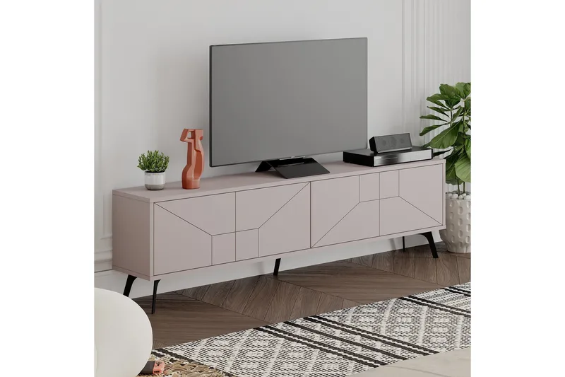 Dune Tv-bord 180x29,6 cm Brun - Hanah Home - Møbler - TV borde & mediemøbler - TV-borde