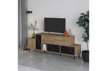 Hermes Tv-möbelset 171,2x35,6 cm Beige Brown/Black - Møbler - TV borde & mediemøbler - TV-borde
