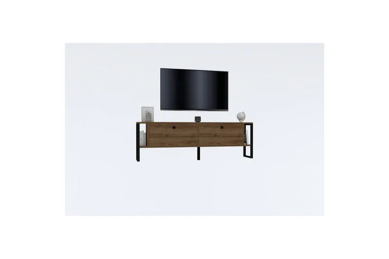 Ahu TV-bænk 160 cm - Valnød - Møbler - TV borde & mediemøbler - TV-borde